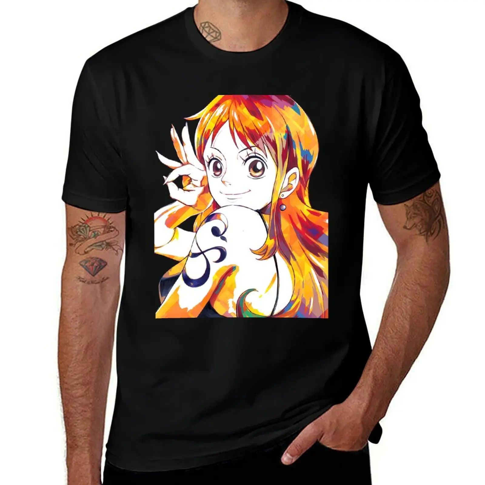 Nami Anime Pop Art T-Shirt sublime anime shirts graphic anime stuff mens clothes