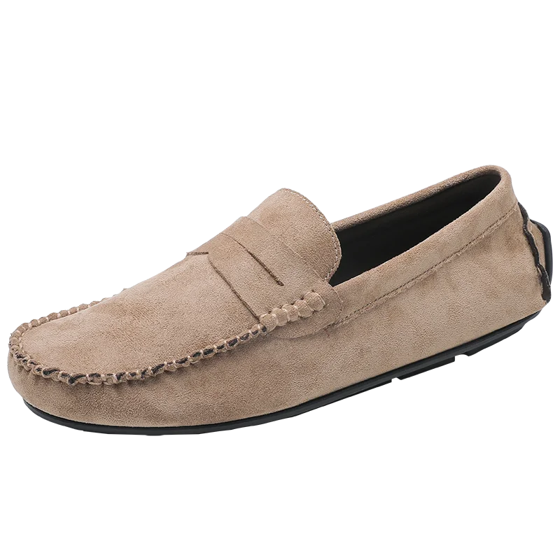 

Новая мужская обувь больших размеров, модная повседневная обувь, легкие лоферы на плоской подошве, деловая повседневная официальная одежда, мужские большие размеры 39-47