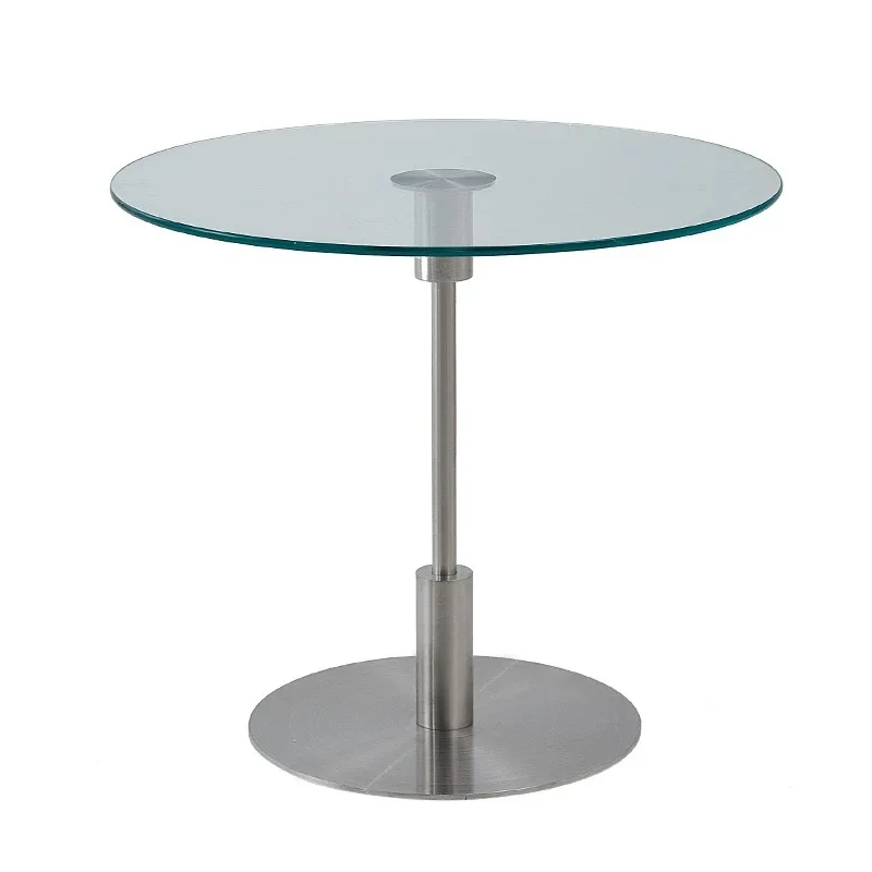 

Nordic creativity, modern small apartment household coffee table, round glass medium antique small round table