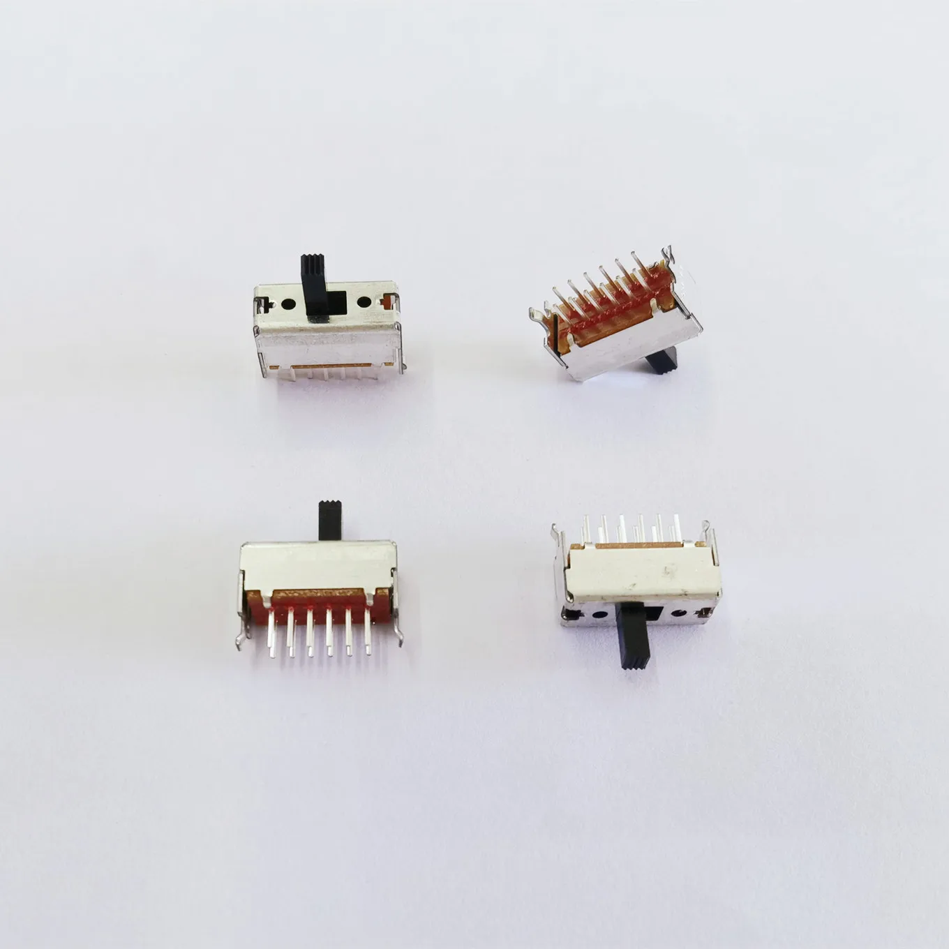 Original new 100% sliding switch SSSF040800 12pin 2gear toggle switch vertical handle length 6mm