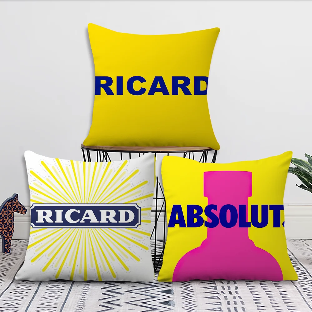 Fashion R-Ricard pillow cover Sofa living Printing Decoration Room Home Office Coffee Shop Car Nordic Simplicity Cover