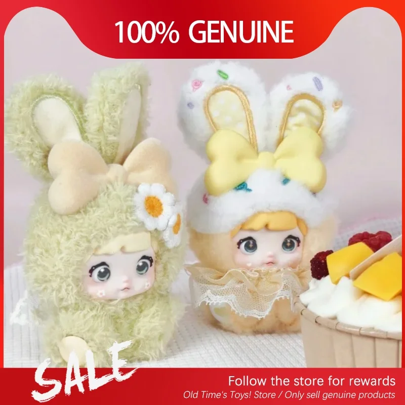 

Подлинная новая кукла Nommi Mibao V2 Baby Sweetheart Bunny, слепая коробка, сумка, подвеска, виниловая загадочная коробка, сюрприз на день рождения для девочек, подарок для ребенка