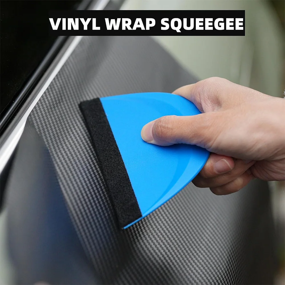 Non-Scratches Small Squeegee for Vinyl Felt Edge Squeegee Vinyl Applicator Wallpaper Smoother for Car Wrap Window Film