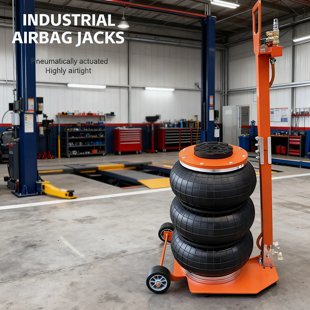 

3-Ton Pneumatic Jack 3-layer Rubber Thickened Air Bag Jack Durable Heavy-Duty Equipment Support Tool Automotive Repair Tool