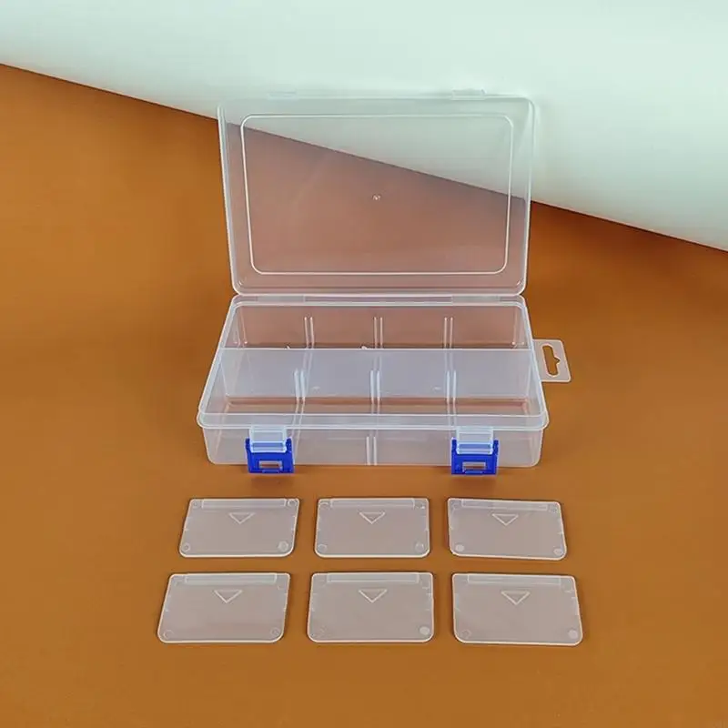 Multipurpo 97QD Multipurpo 8 celle Organizzatore plastica Soluzione archiviazione facile disposizione oggetti