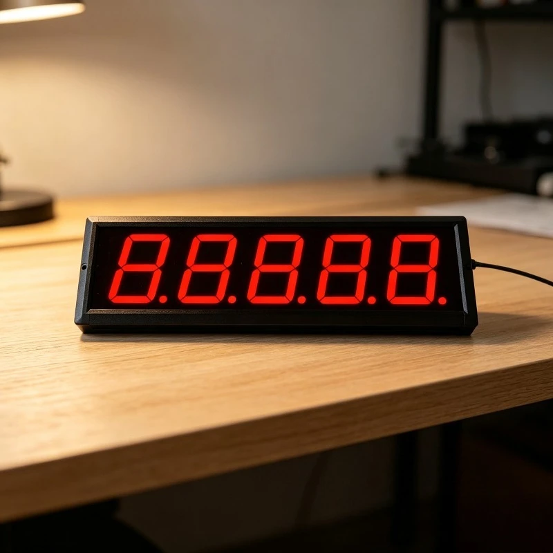 RS485 Modbus LED Segment Digital Tube Display 3/4/6-Digit 1.8/2.3/5.0-Inch Industrial Communication Module