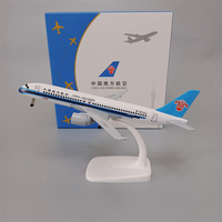 19cm Air China Southern COMAC C919 Airlines Aircraft Diecast Airplane Model Plane Aircraft with Wheels Landing Gears Aeroplane