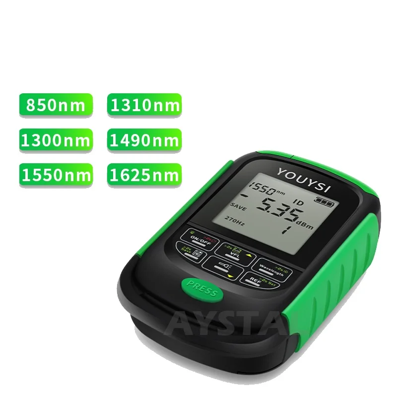 Imagem -02 - Mini em Multifunction Fibra Óptica Power Meter Visual Fault Locator Network Cabo Test Optic Tester 5km 15km 30 km Vfl