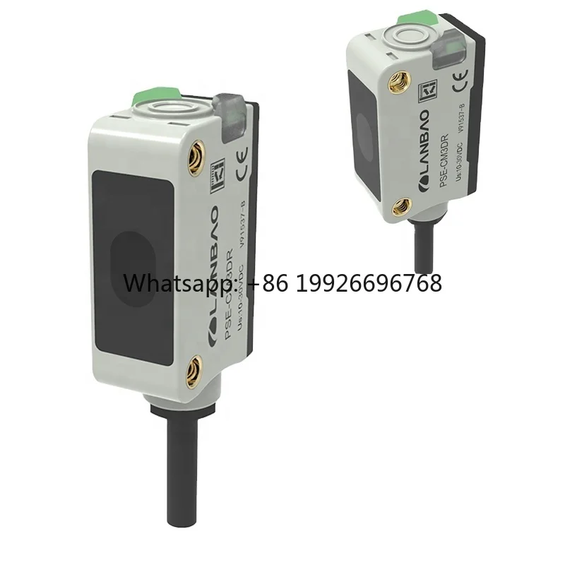 IP67 Optical Proximity Sensor NPN NO/NC 12/24VDC Sensing Distance 60cm TOF Sensor CE Certified 100ms Response Time