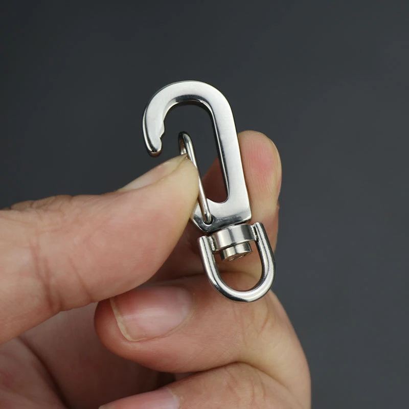 New Survival Climbing EDC Snap Hooks Keychain Buckle Clips Mini Spring Backpack Clasps Zinc Alloy Carabiners For Car Keys Finder