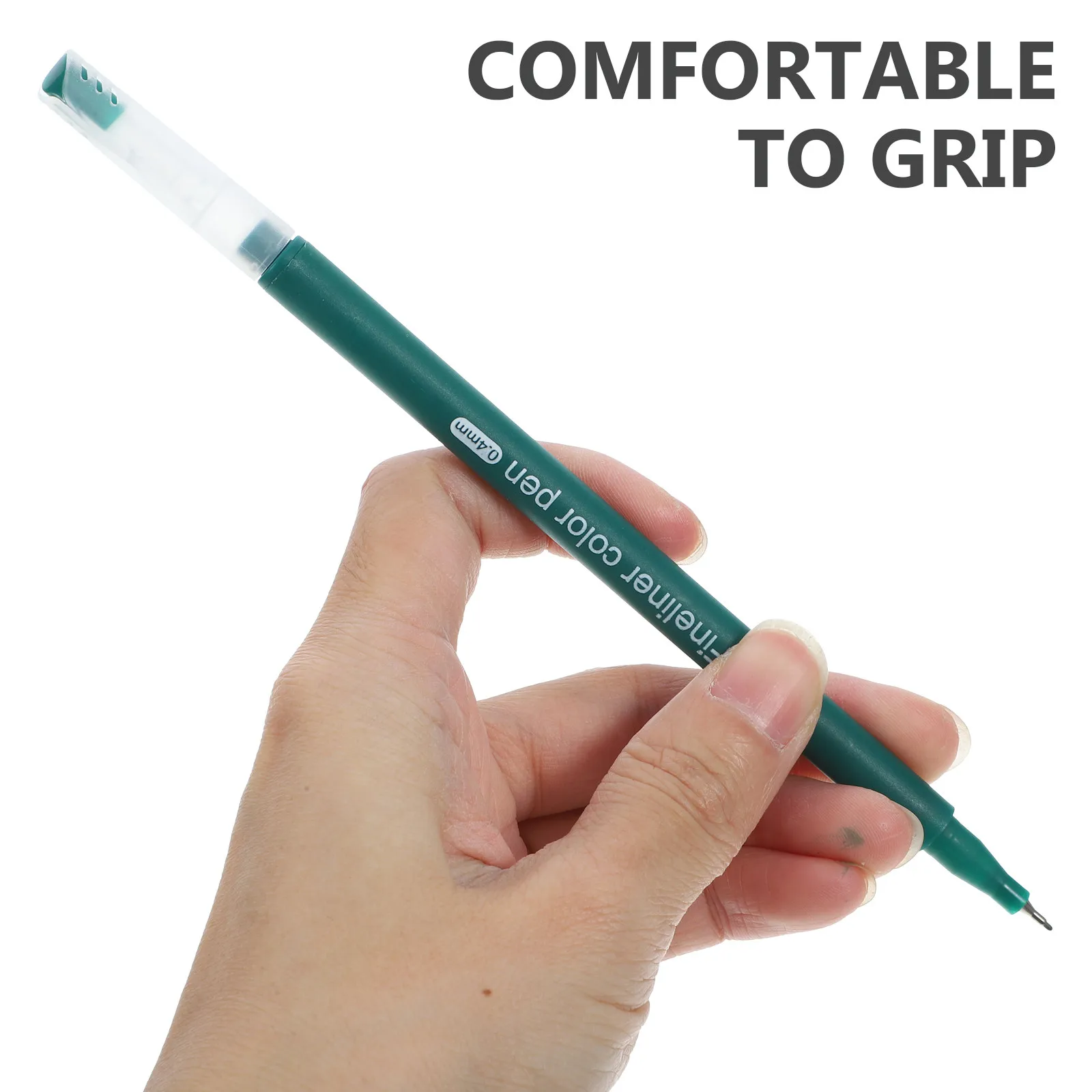 

Набор из 10 быстросохнущих цветных маркеров с тонким наконечником для скрапбукинга, портативные ручки для рисования, раскрашивания и дудлинга для взрослых