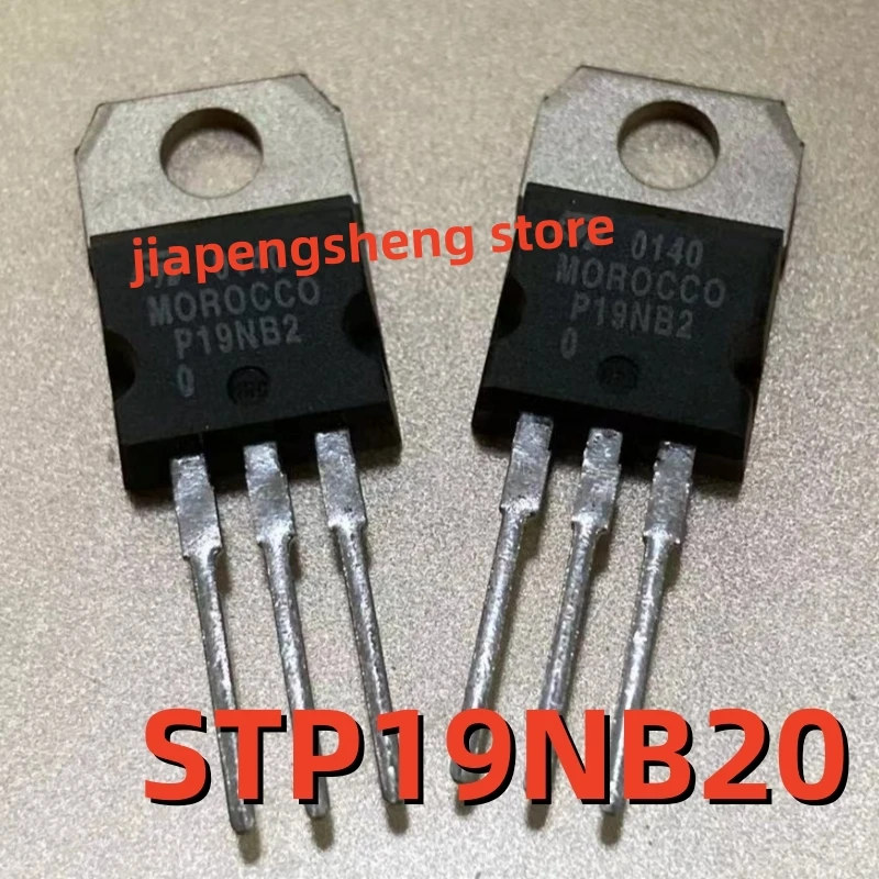 

5PCS new original STP19NB20 P19NB20 in-line TO-220 triode 19A/200V FET