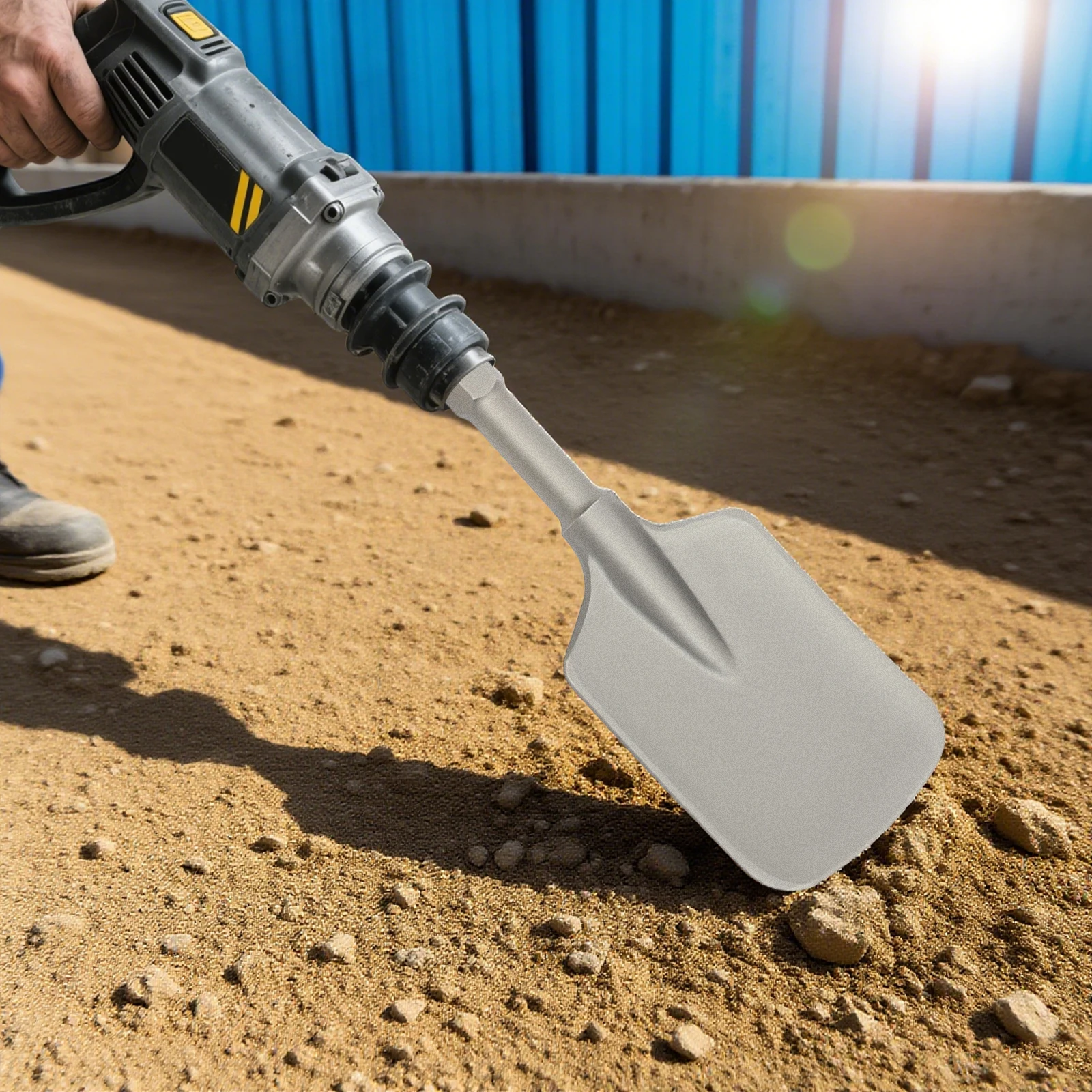 

Hex Shank Shovel Spade Chisel Bit, Clay Spade Bit for Electric Jackhammer, Hammer Bit for Construction, Landscaping, Excavation