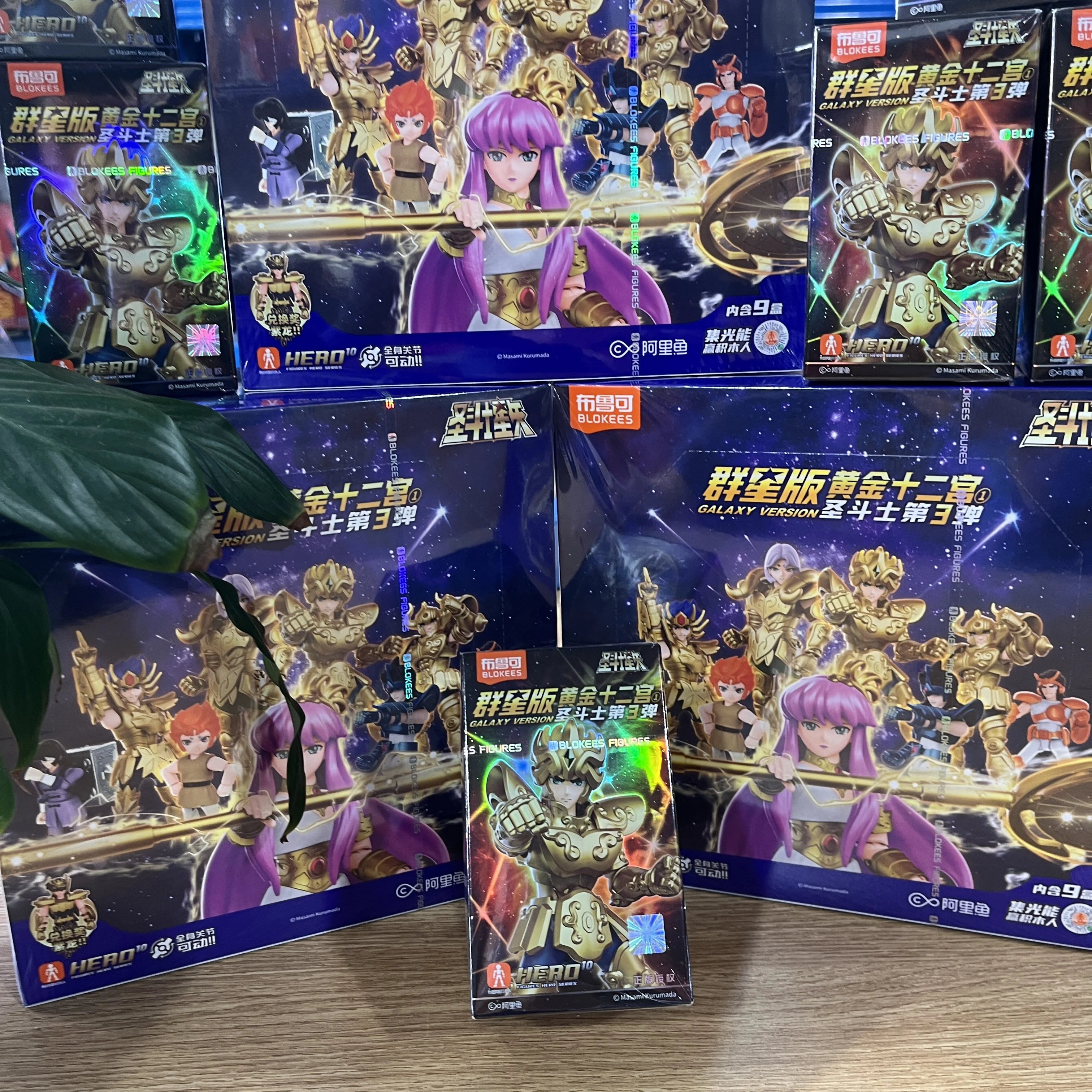 Bloks Saint Seiya blocs de construction de 3e génération Athena/Cancer/Aries/Taurus assembler figurine Anime cadeau à collectionner pour enfants adultes