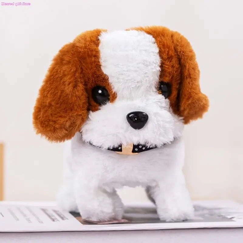 D0JC Welpenpuppe Spielzeugfigur für Weihnachten, Krabbelspielzeug für Kinder, Laufspielzeug