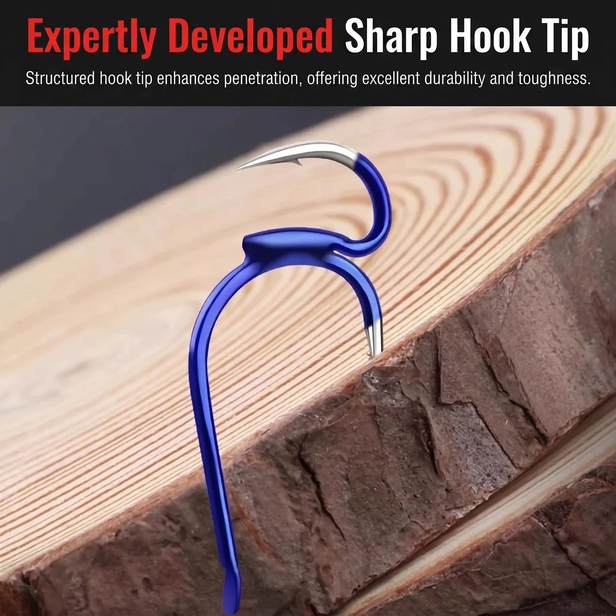 10pcs Carabiner Hooks, Fishing Hooks, Anti-Drop Super Hooks, Carp Hooks, Reverse Bottom Hooks, European Carp Hooks, No Fish Esca