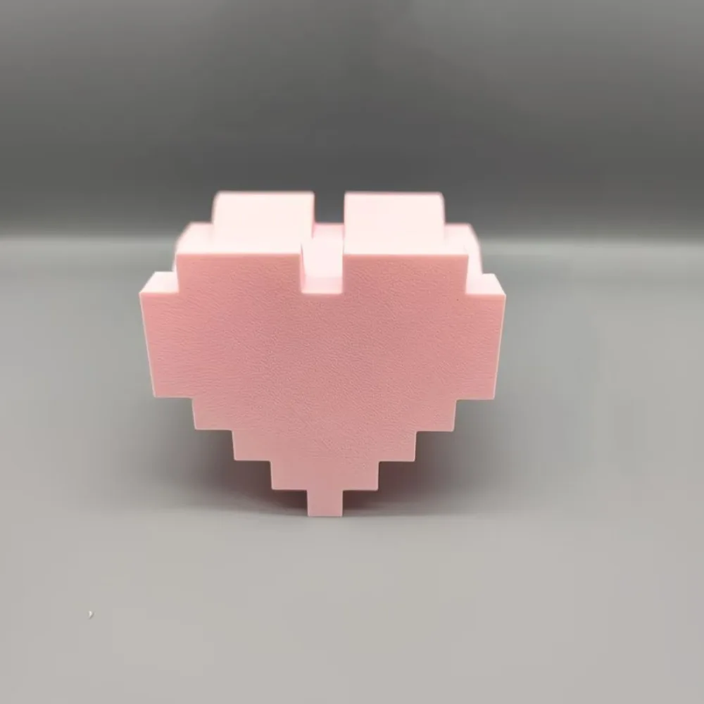 Support de jeu en forme de cœur imprimé en 3D, base stable, support de contrôleur en plastique, empêche les chutes, support d'affichage décoratif pour manette de jeu