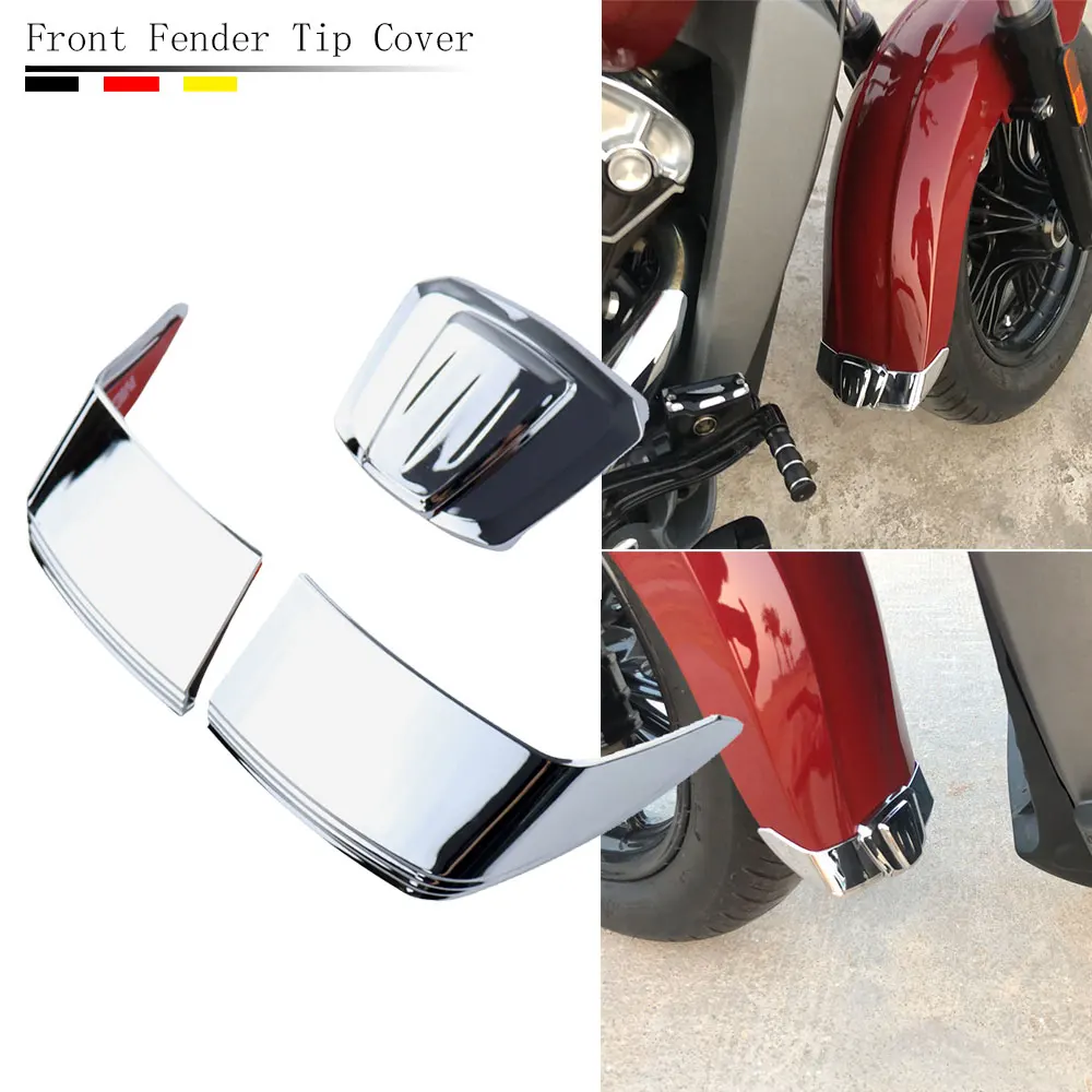 Motorcycle For Indian Scout Sixty 2015-2023 Accessories Decorative Sticker Parts Front Fender Tip Guard Cover