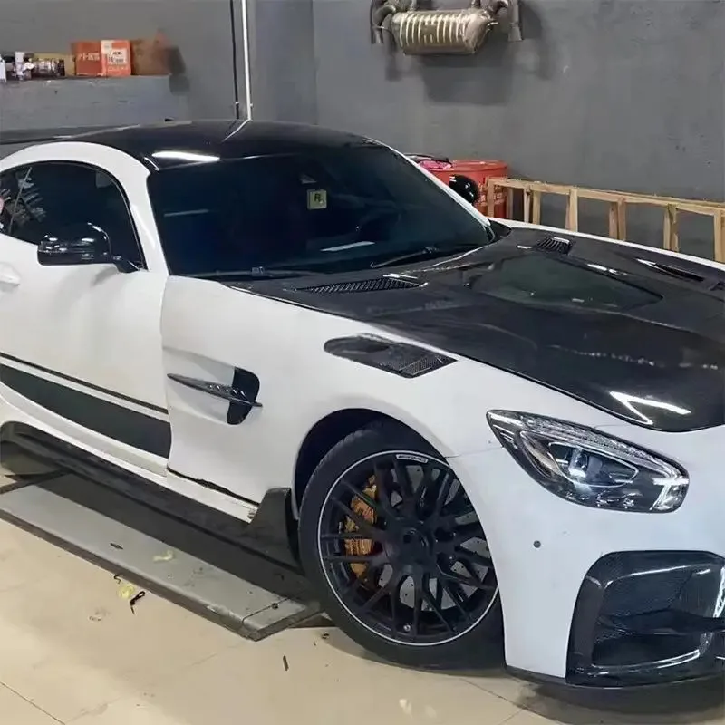 لوح أوراق من ألياف الكربون عالي الجودة بفتحة مفتوحة 2016+ لـ GT ببابين معدلة PRO #4