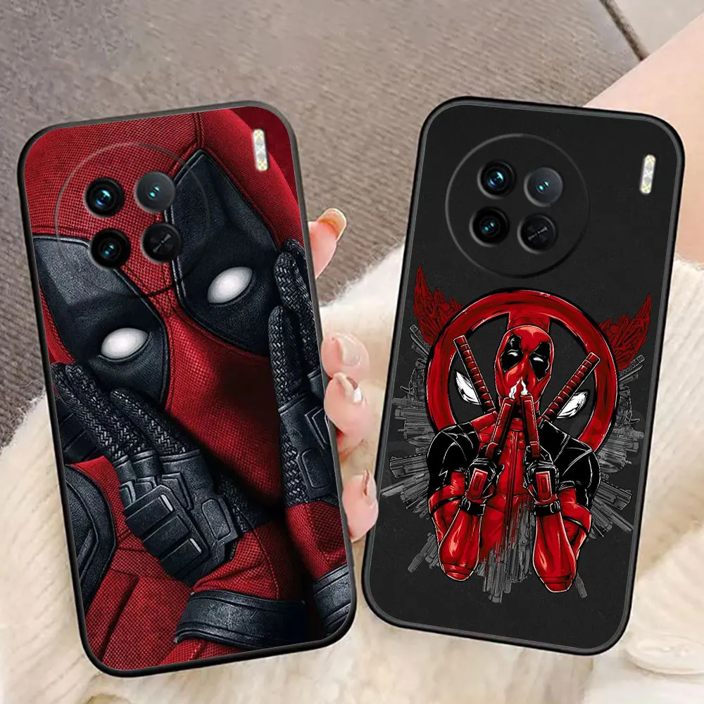 Marvel Deadpool Phone Case For VIVO V30 V30E V29E V27 V27E V25 V23 V23E V21 V21E V20 SE V19 S17 S16 S1 Silicone Case Funda Shell