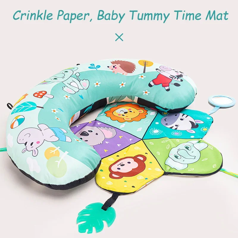 

Baby Pillow Tummy Time Toys Montessori Sensory Crawling Toys 0 12 Months Black White High Contrast Baby Toys Newborn Accessories