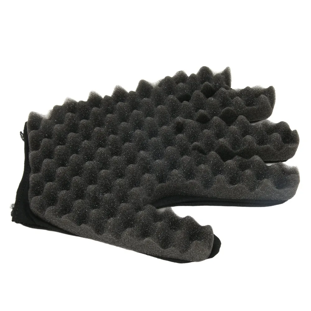 Flexible Curling Sponge Glove Portable Durable Hair Twist Sponge Professional Easy to Use Coil Styling Sponge For Barbers