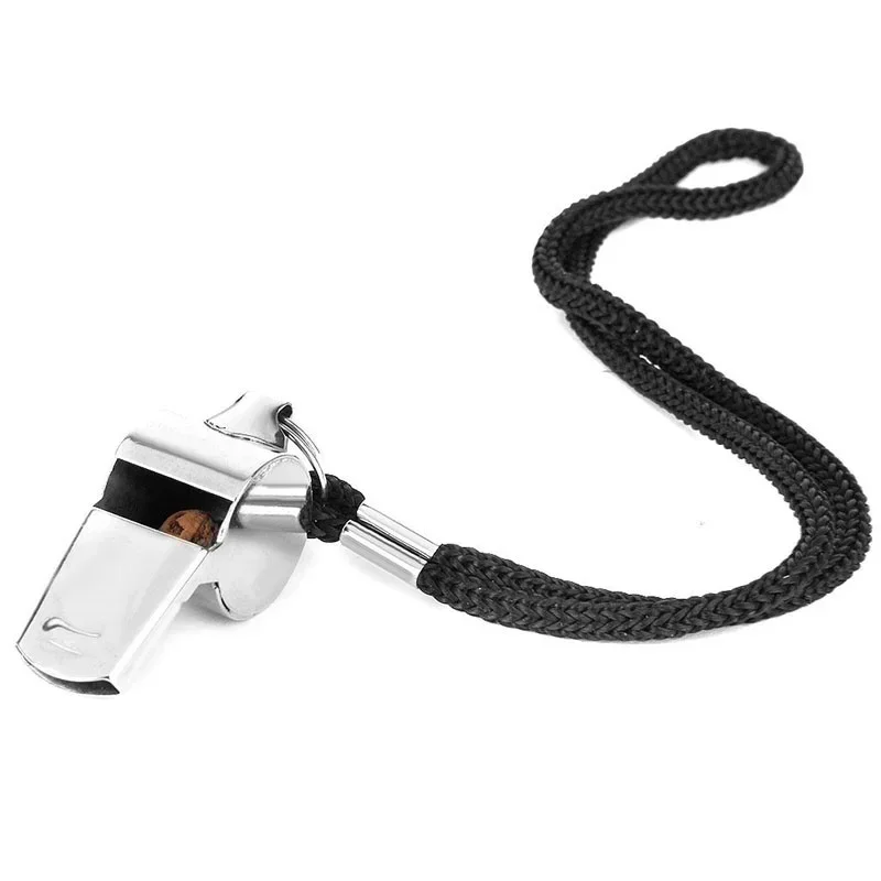 Stainless Steel Whistle Party Referee Sports School Football Rugby Dog Training A Trial-mouthed Whistle Whistle Referee