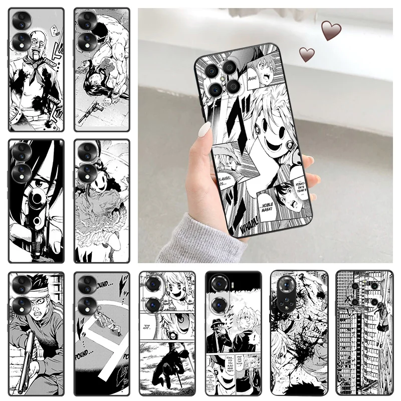 Soft Silicone Phone Case for Honor X7b X9b X6a X7 X8b 70 90 Magic5 High-Rise Invasion Manga Huawei P20 P30 Pro P40 P-Smart Cover