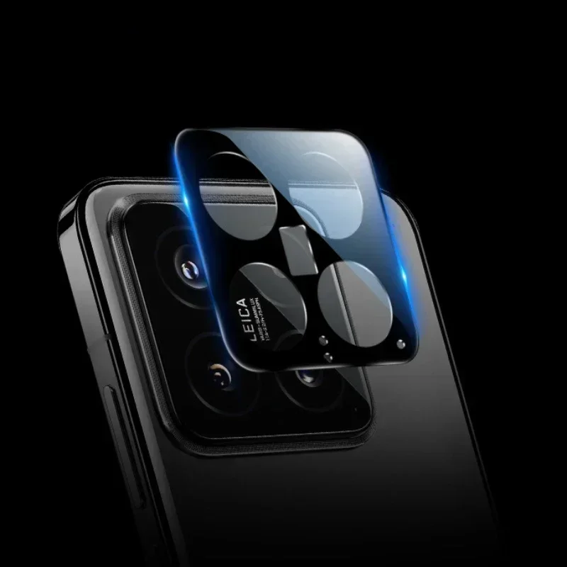 1-3ชิ้นเคสฝาปิดเลนส์กล้อง3D สำหรับ Xiaomi 14 13 13T Pro X5 X6 F5กระจกเทมเปอร์ F6โปรฟิล์มวงแหวนสำหรับกล้อง