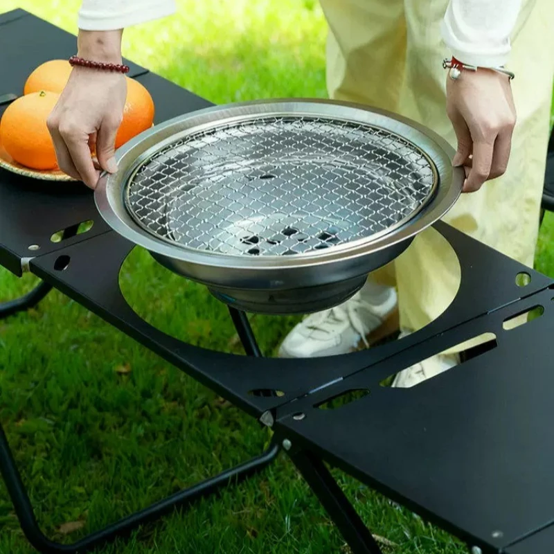 Picnic Camping Table Folding Barbecue Patio Side Foldable Table Outdoor Ultralight Mesas Plegables Balcony Furniture
