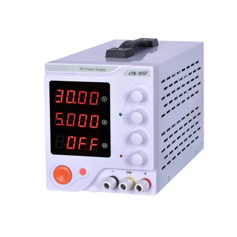 

ETM-305A/605/3010 Digital Display Stable Voltage Adjustable DC Power Supply 0-30V60V5A