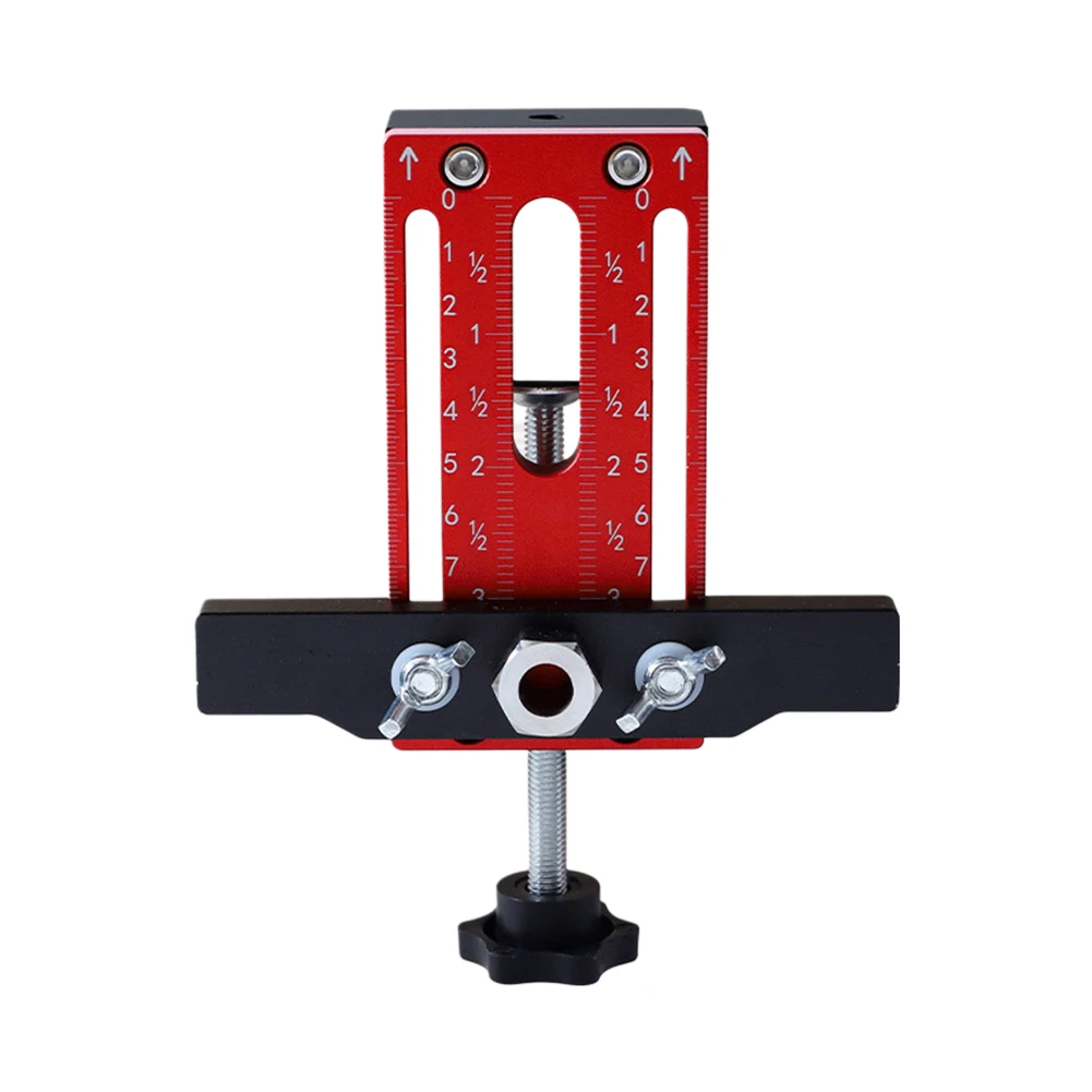 

Aluminum Alloy Cabinet Jig Red 118X60X38MM Cabinet Door Assembly Jig Wear-resistant Construction Corrosion-resistant Features
