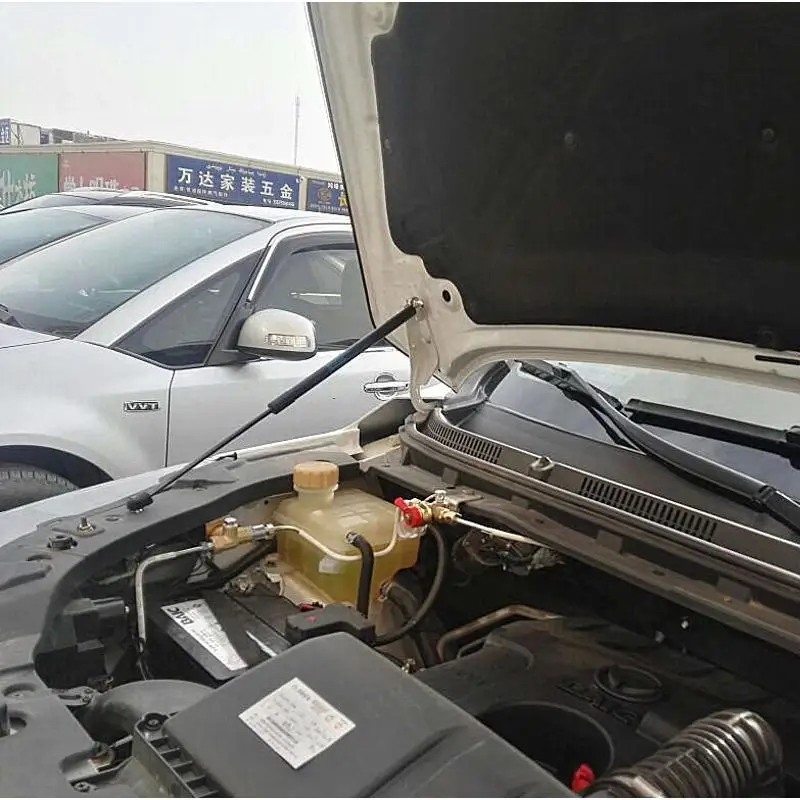 Амортизаторы стойки капота для Huansu H3 2015-2019, модифицированные передние подъемные опоры капота, амортизаторы, поршневой стержень, гидравлические цилиндры, газовая пружина