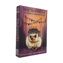 Wing Hoof and Paw Oracle Cards A 44 Deck English Version Divination Edition Animal Companion Tarot Cards Party Board Games