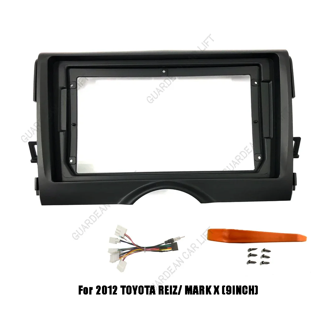 

For Toyota Reiz 2010+ Mark 2009+ Dash Mount Kit Trim 2 Din 9 Inch Car Radio Installation DVD GPS Mp5 Plastic Fascia Panel Frame