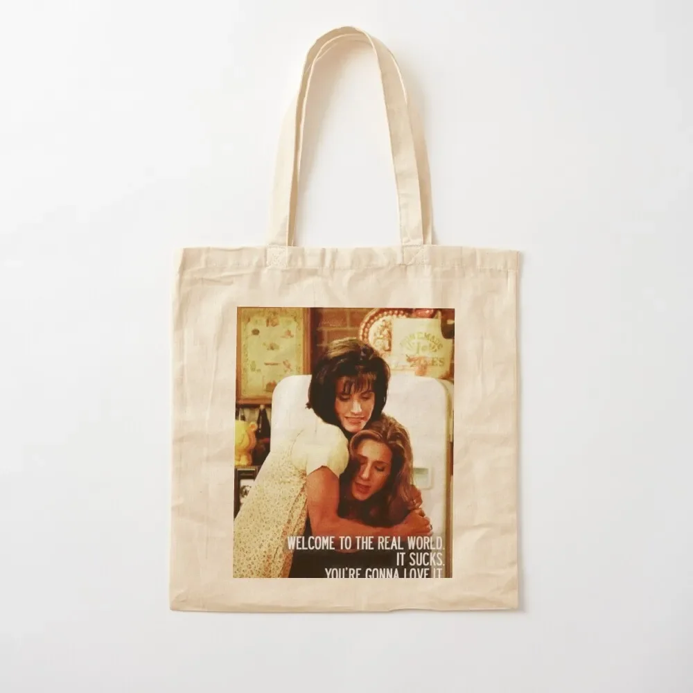 Welcome to the real world. It sucks. You're gonna love it. Tote Bag Big bag bag for beach