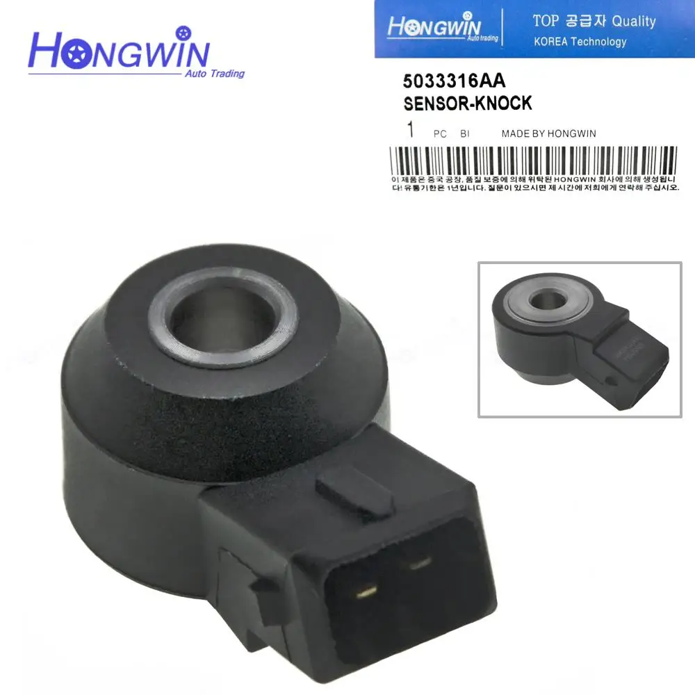 

5033316AA Engine Knock Detonation Sensor For Chrysler 200 300 Aspen Pacifica PT Cruiser Sebring Ram Dodge SRT Jeep 56028563AA