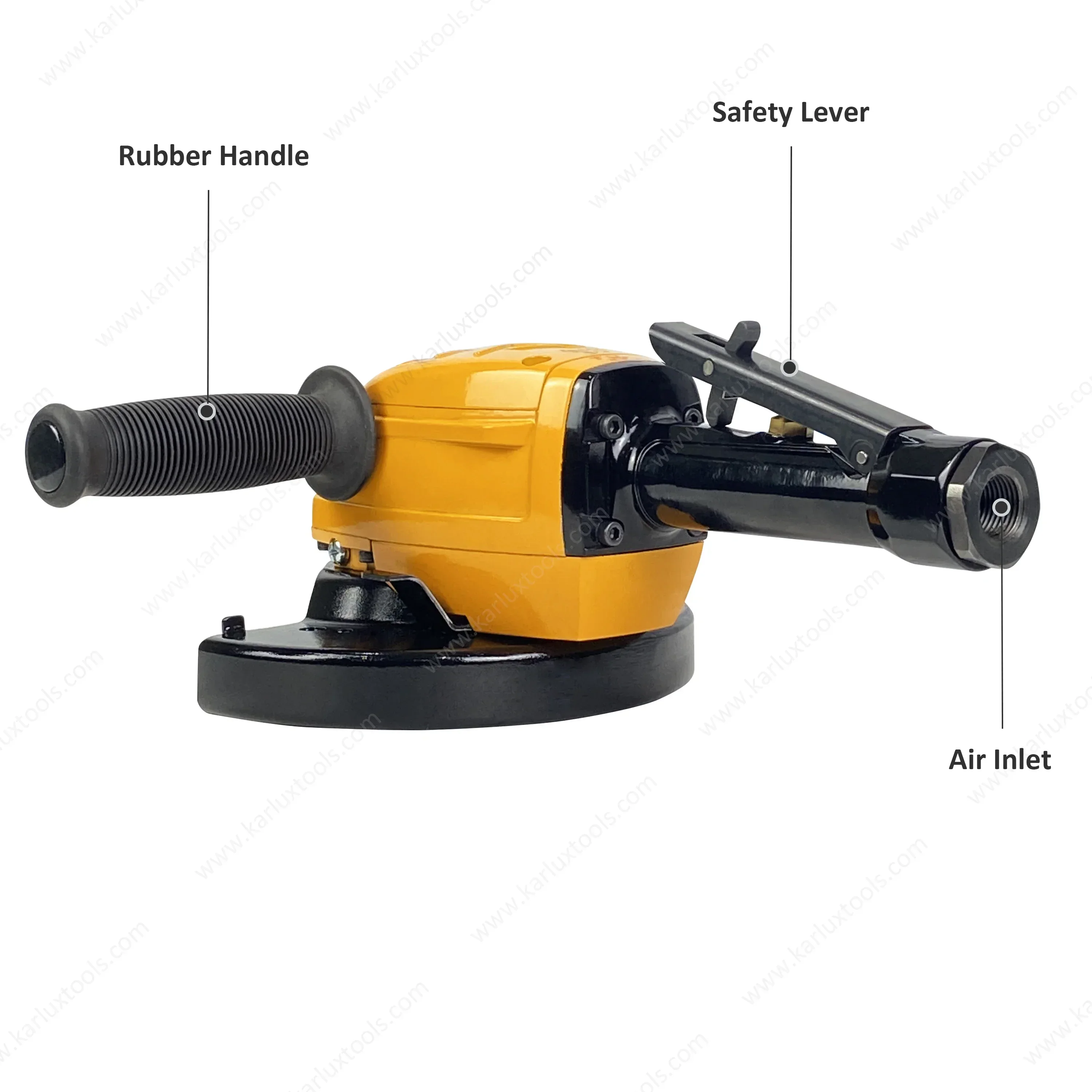 2025 Turbo Driving 7inch Air Angle Grinder Heavy Duty Grinder