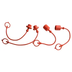 2 Sets 1/2 ISO-A Hydraulic Quick Coupler Male Dust Cap And Female Plug Cover, Fits Hydraulic Quick Disconnects Coupler