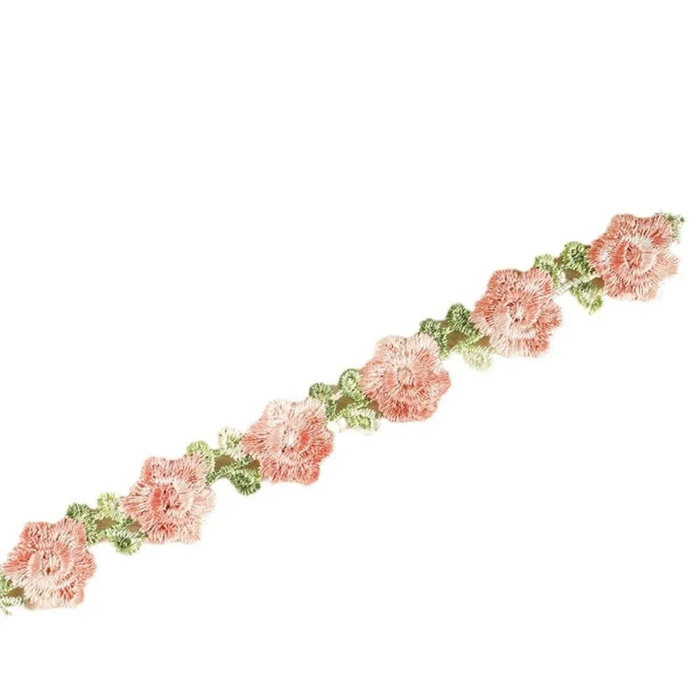 Embroidered Flower Lace Flower Ribbons DIY Clothes Wedding Dress Sewing Embroidered Ribbon Multicoloured Sewing Materials