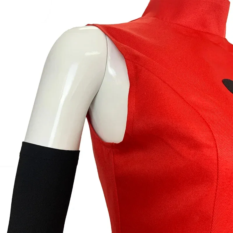 Game Hazbin Charlie Hotel Morningstar Cosplay Costumes Red Dress Demon Fight State Outfit Anime Halloween Charlie Cosplay Clothe