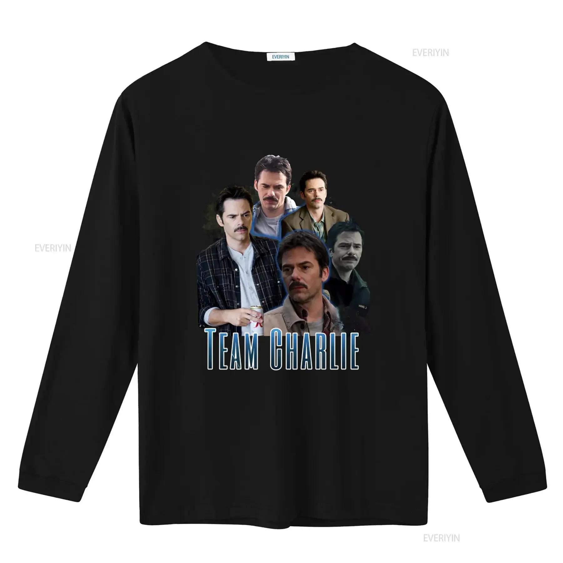 Team Charlie T Shirt Twilight Saga Inspired for Men Funny Design with Iconic Characters Perfect Fans vintage Washed Unisex