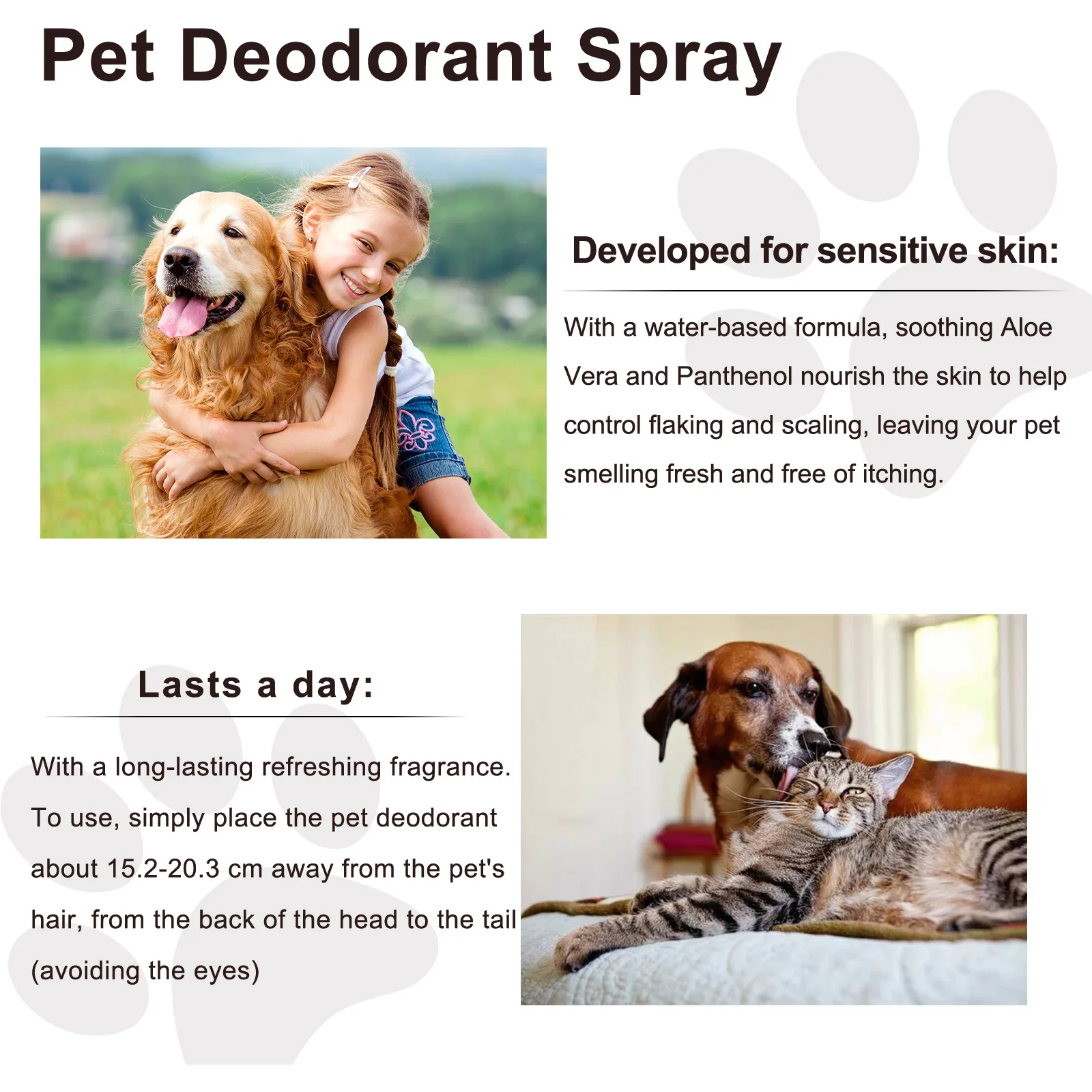 Dog Deodorizer Spray Urine Odor Remover Natural Fresh Scent Long Lasting Freshing Body Clean Deodorant Pets Odor Cleaning Liquid