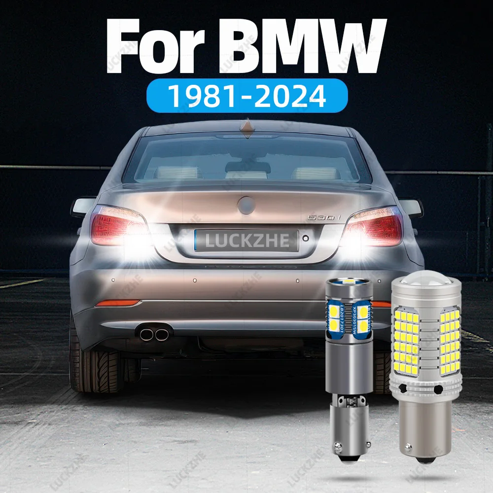 2 قطعة ل BMW 5 سلسلة E28 E34 E39 E61 G30 G31 F90 1981-2018 2019 2020 2021 2022 2023 2024 احتياطية المصباح الكهربي سيارة عكس الضوء #1