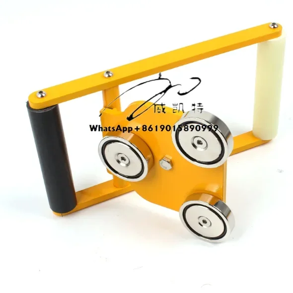 تركيبات القوارب البحرية 420 كجم، سلم تجريبي ثابت، مغناطيس مرساة أصفر #5