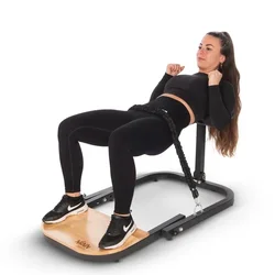 Customized Hip Up Glute Thruster Machine Foldable Hip Thrust Machine with Resistance Bands