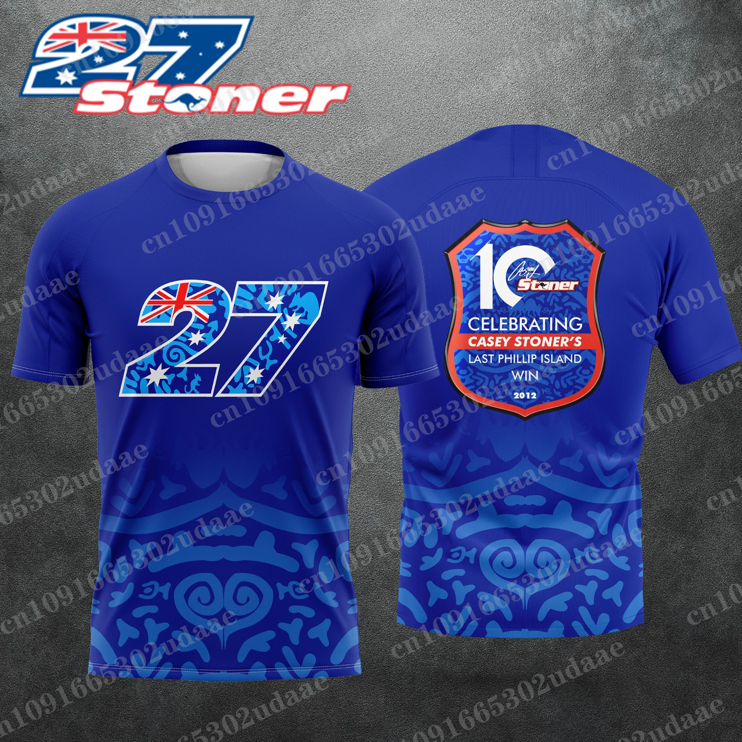 Casey Stoner, новая футболка для гонок на 10-летие мотоцикла, мужская и женская летняя повседневная футболка, детский топ с коротким рукавом Casey Stoner, новая футболка для гонок на 10-летие мотоцикла, мужская и женская летняя повседневная футболка, детский топ с коротким рукавом