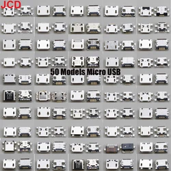50 Models 5Pin Micro USB Jack Socket Charging Port Connector For Samsung Huawei Lenovo HTC Nokia Tablet PC Etc mobile tablet GPS