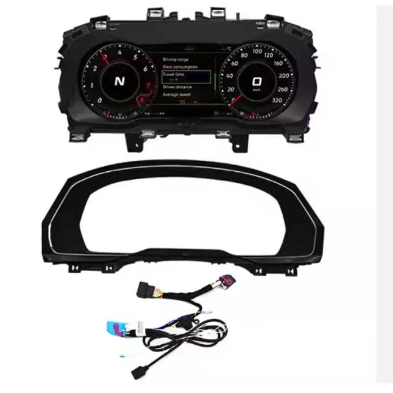12.3 Digital LCD Dashboard Panel Virtual Cockpit Instrument Cluster For VW Golf R 7 MK7 7.5 GTI Passat B8 Display Speedometer