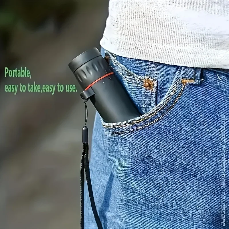 2000x25 HD Mon okular Teleskop Mini tragbares Handy Teleskop mit Halter Outdoor Camping Jagd Vogel beobachtung Teleskope – Detail 7